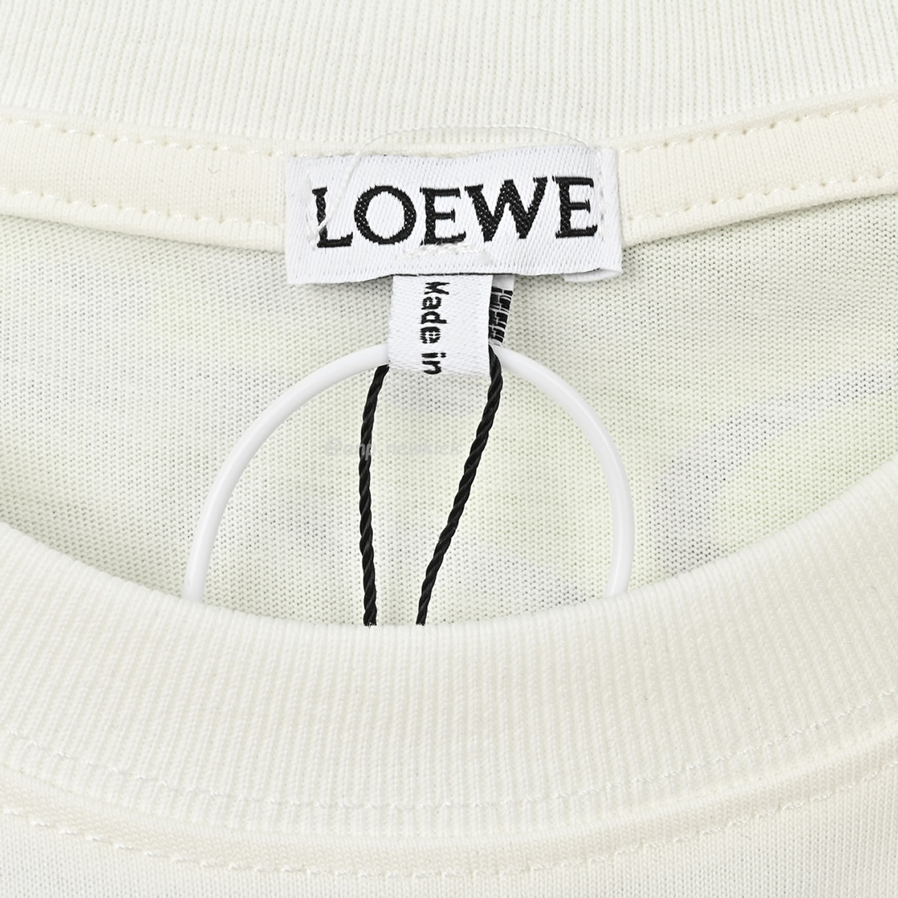 Loewe Angel Eye Printed White T Shirt (7) - newkick.vip